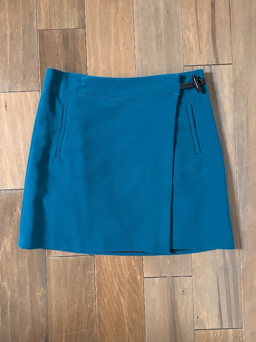 Tommy Hilfiger Wrap Skirt, Teal, size 10